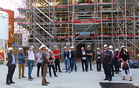 Holzbaustelle - Rundgang Aletsch-Campus